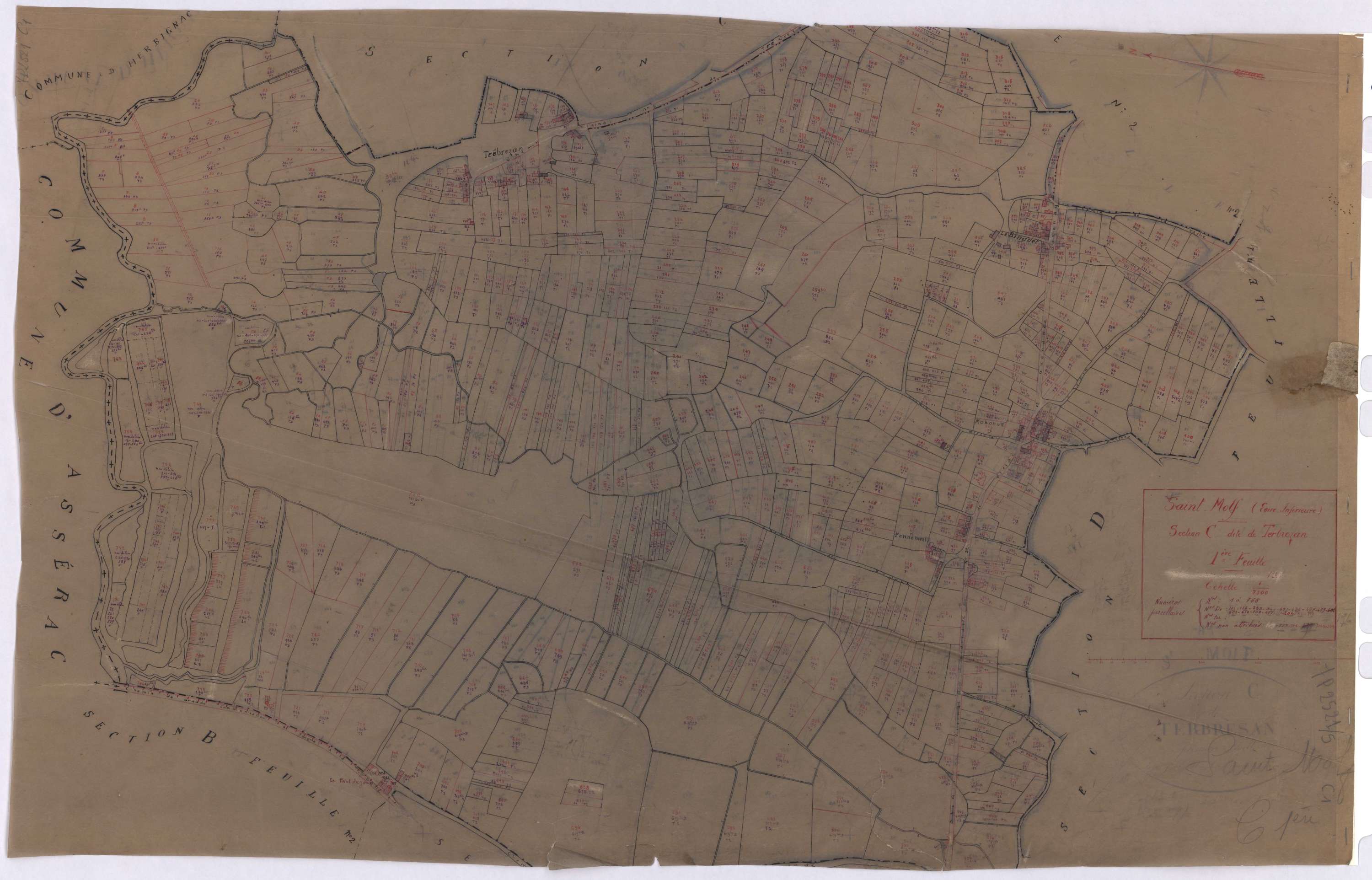 Saint-Molf - Section C1 Terbrezan (section de) ; 1-765