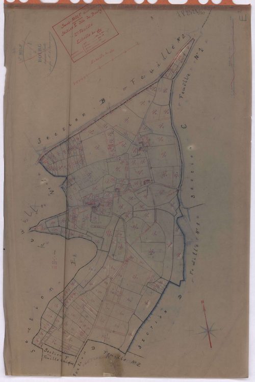 Saint-Molf - Section E2 Bourg (section du) ; 626-840