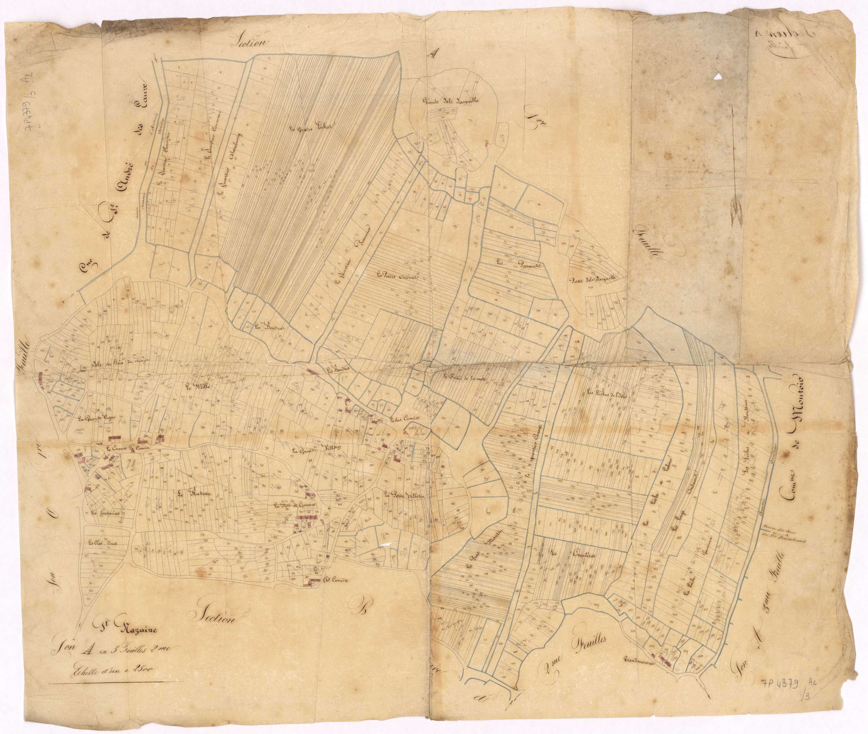 Saint-Nazaire - Section A2 Marais (section des) ; 1-1380
