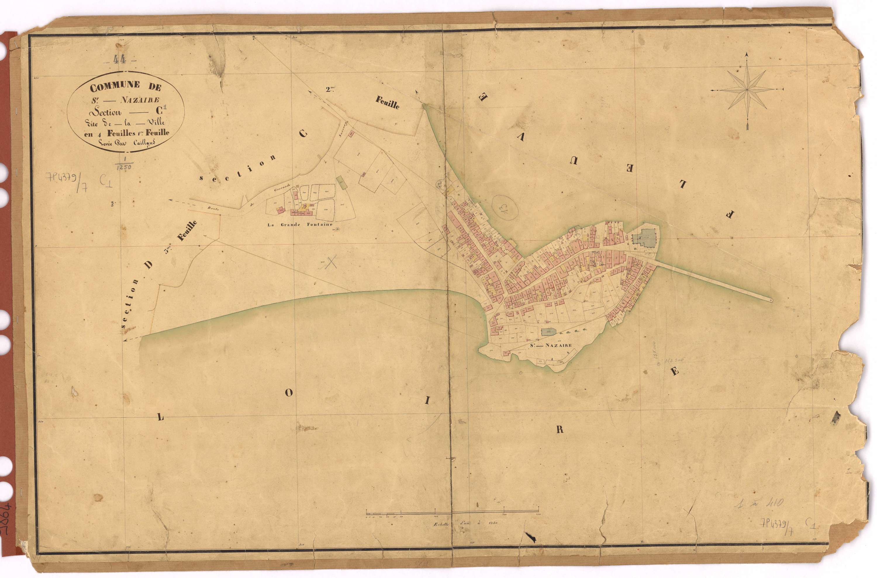 Saint-Nazaire - Section C1 Ville (section de La) ; 1-410