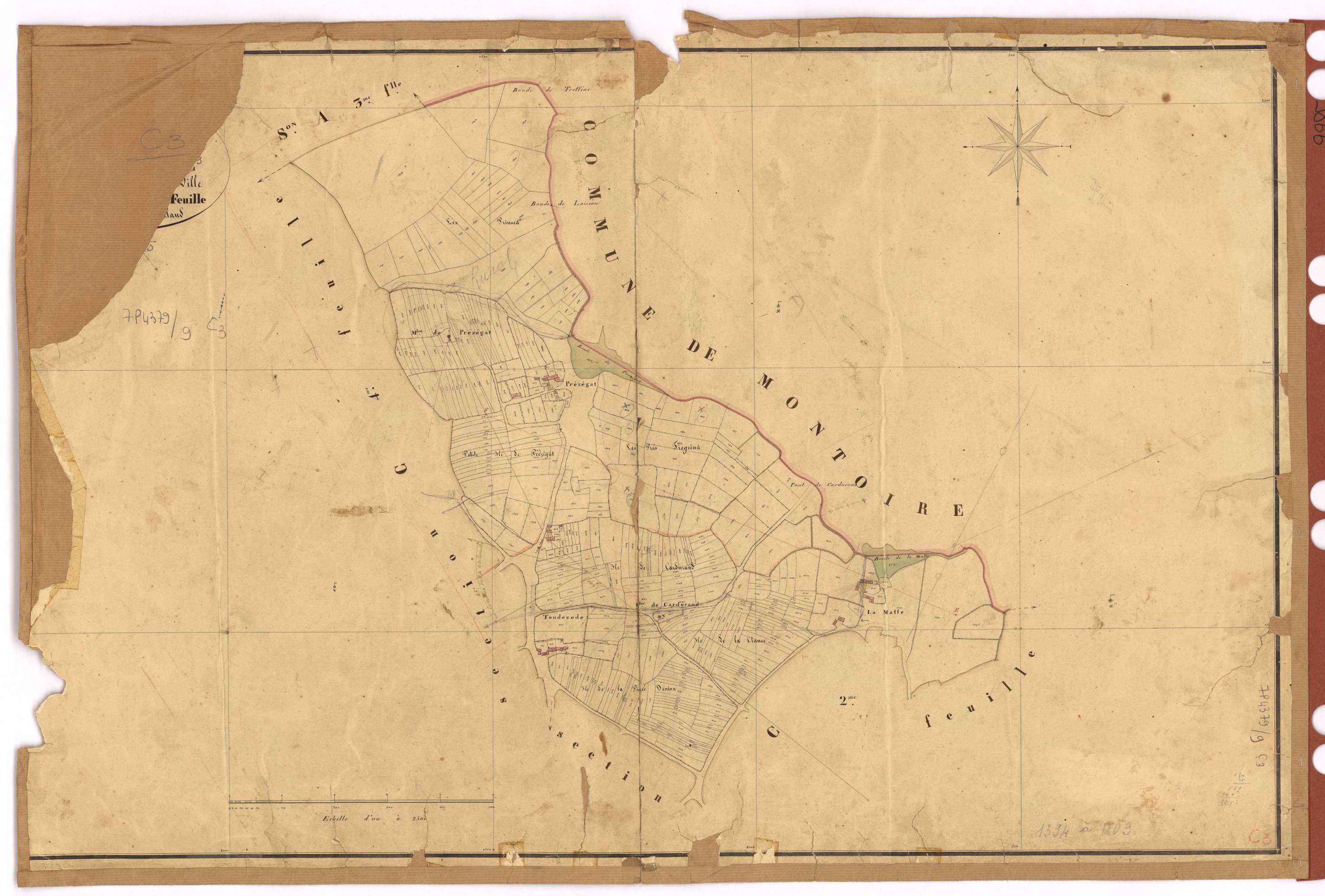 Saint-Nazaire - Section C3 Ville (section de La) ; 1394-1809