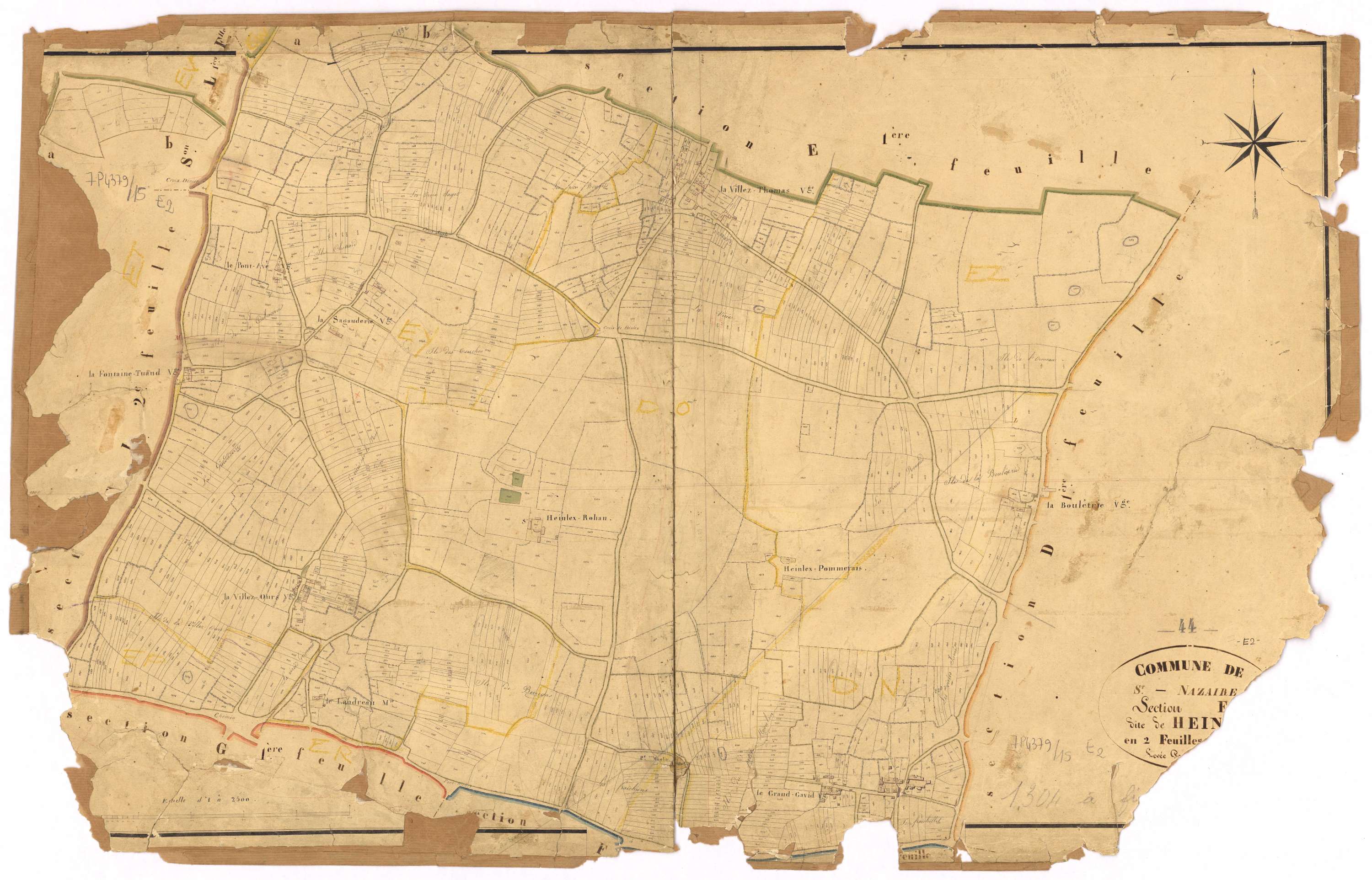 Saint-Nazaire - Section E2 Heinlex (section de) ; 1304-2692