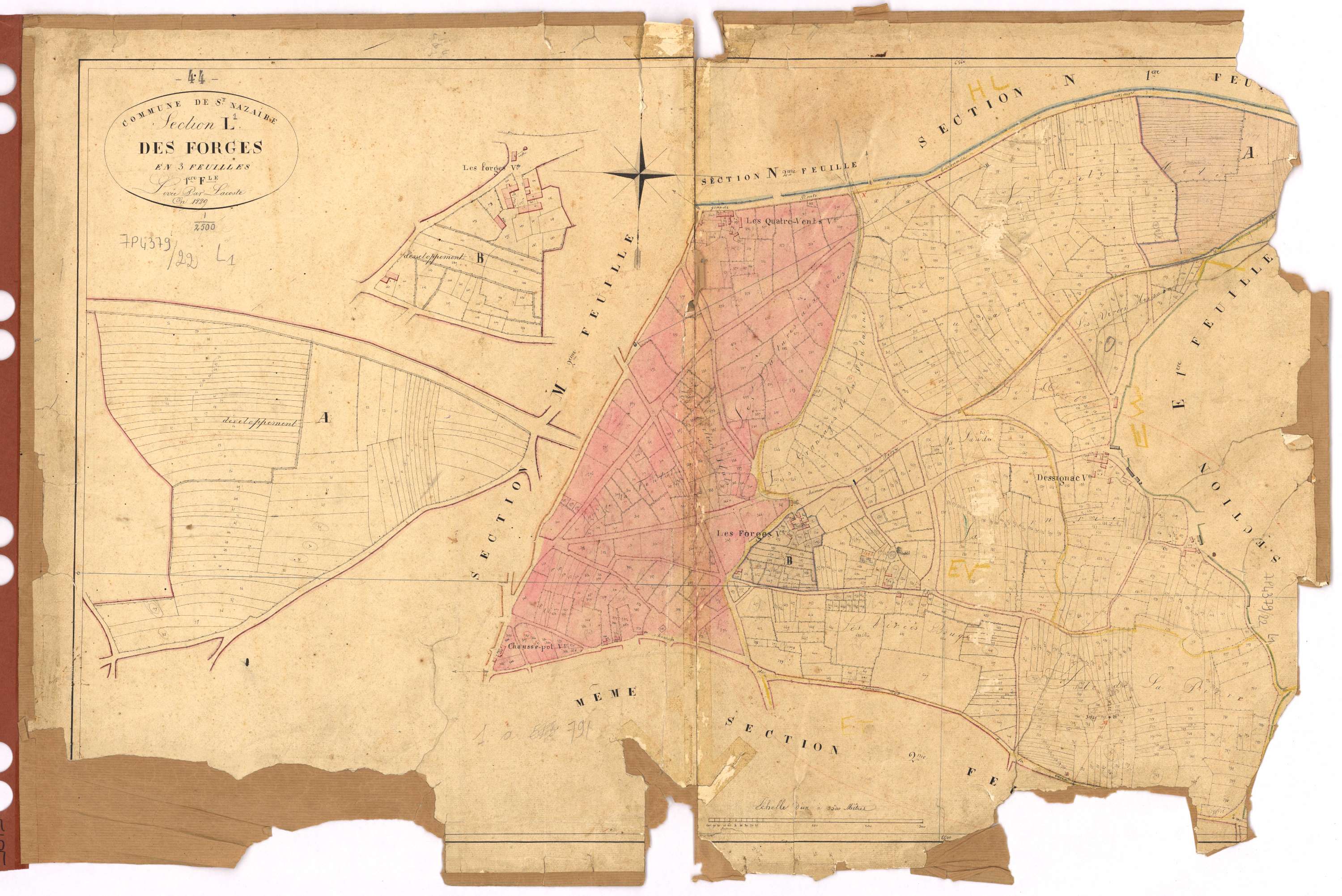 Saint-Nazaire - Section L1 Forges (section des) ; 1-791