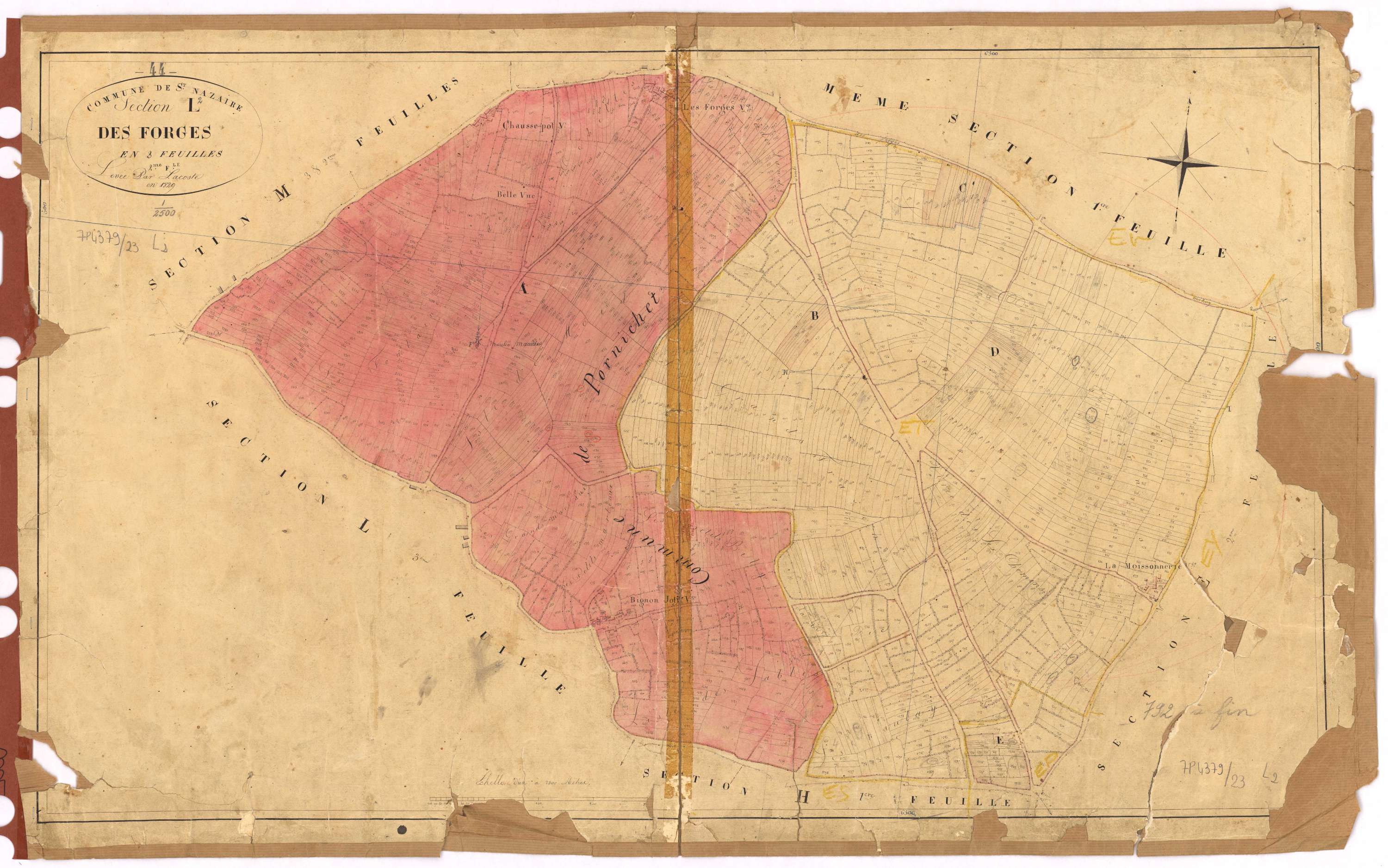 Saint-Nazaire - Section L2 Forges (section des) ; 792-1598