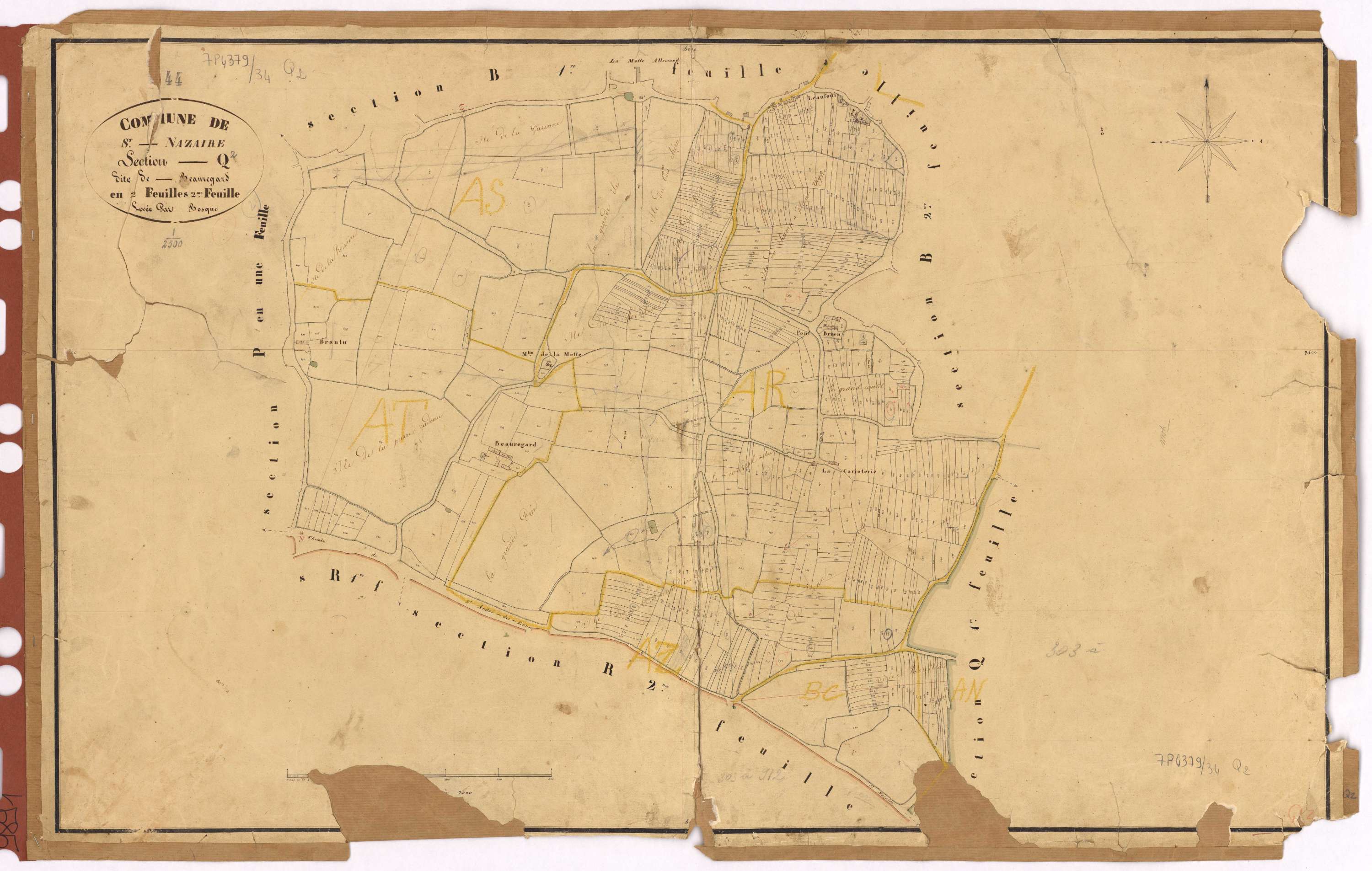 Saint-Nazaire - Section Q2 Beauregard (section de) ; 303-912