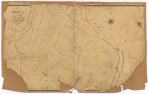 Saint-Nazaire - Section A2 Marais (section des) ; 1-1380