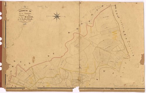 Saint-Nazaire - Section A3 Marais (section des) ; 1381-1711
