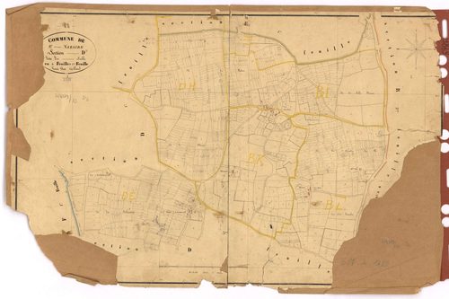Saint-Nazaire - Section D2 Sable (section du) ; 661-1480