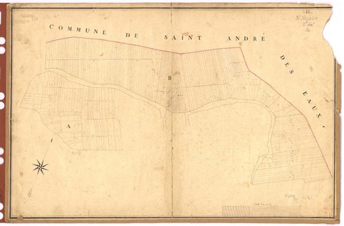 Saint-Nazaire - Section O1 (développement) Islac (section d') ; 1-1709