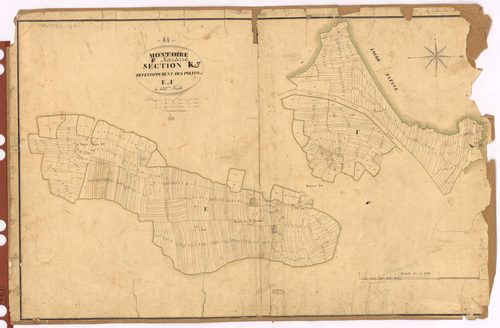Saint-Nazaire - Section S2 (développement) Méan (section de) ; développement des polygônes E et F
