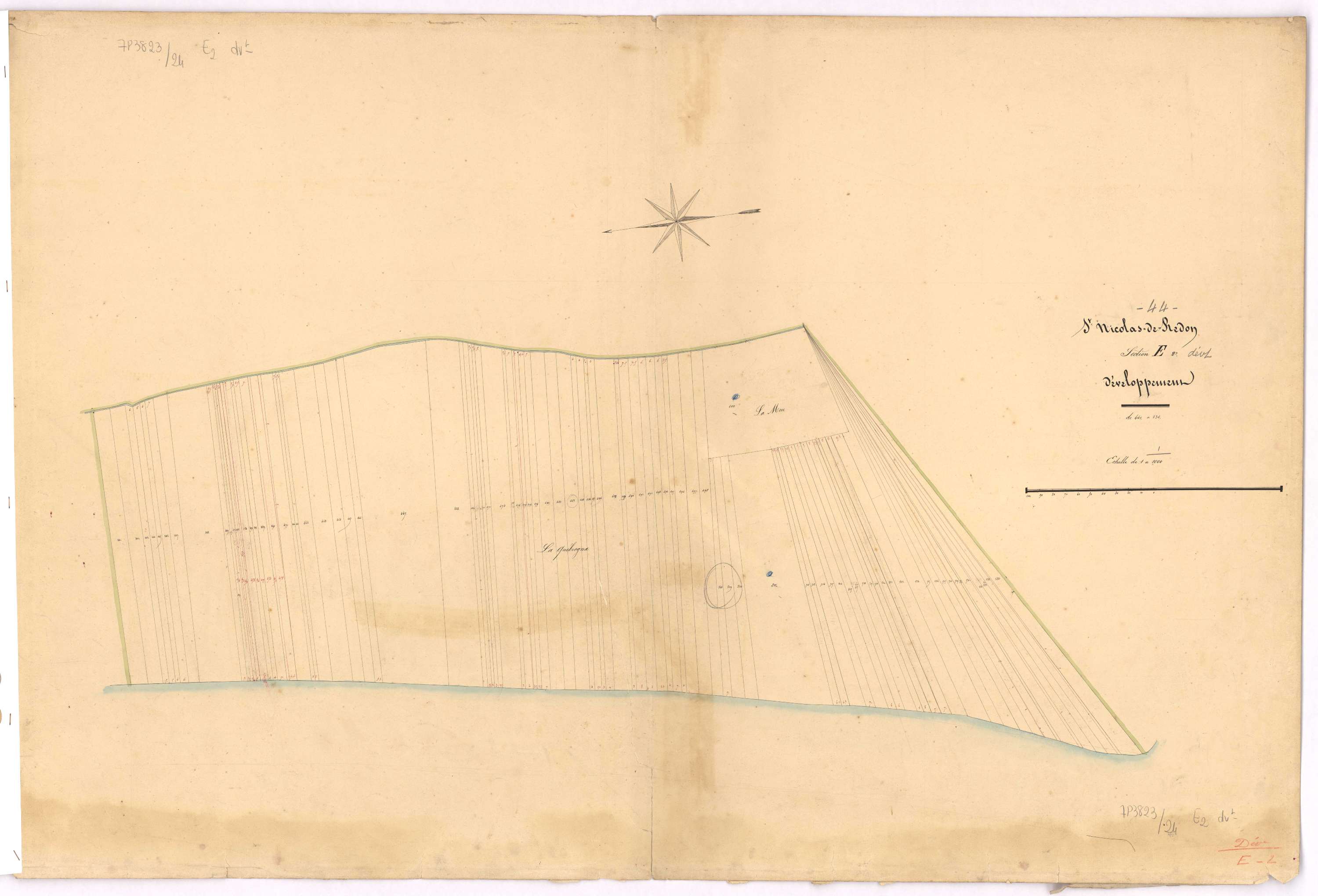 Saint-Nicolas-de-Redon - Section E2 (développement) Pommes (section des) ; 284-644 ; développement de diverses parcelles