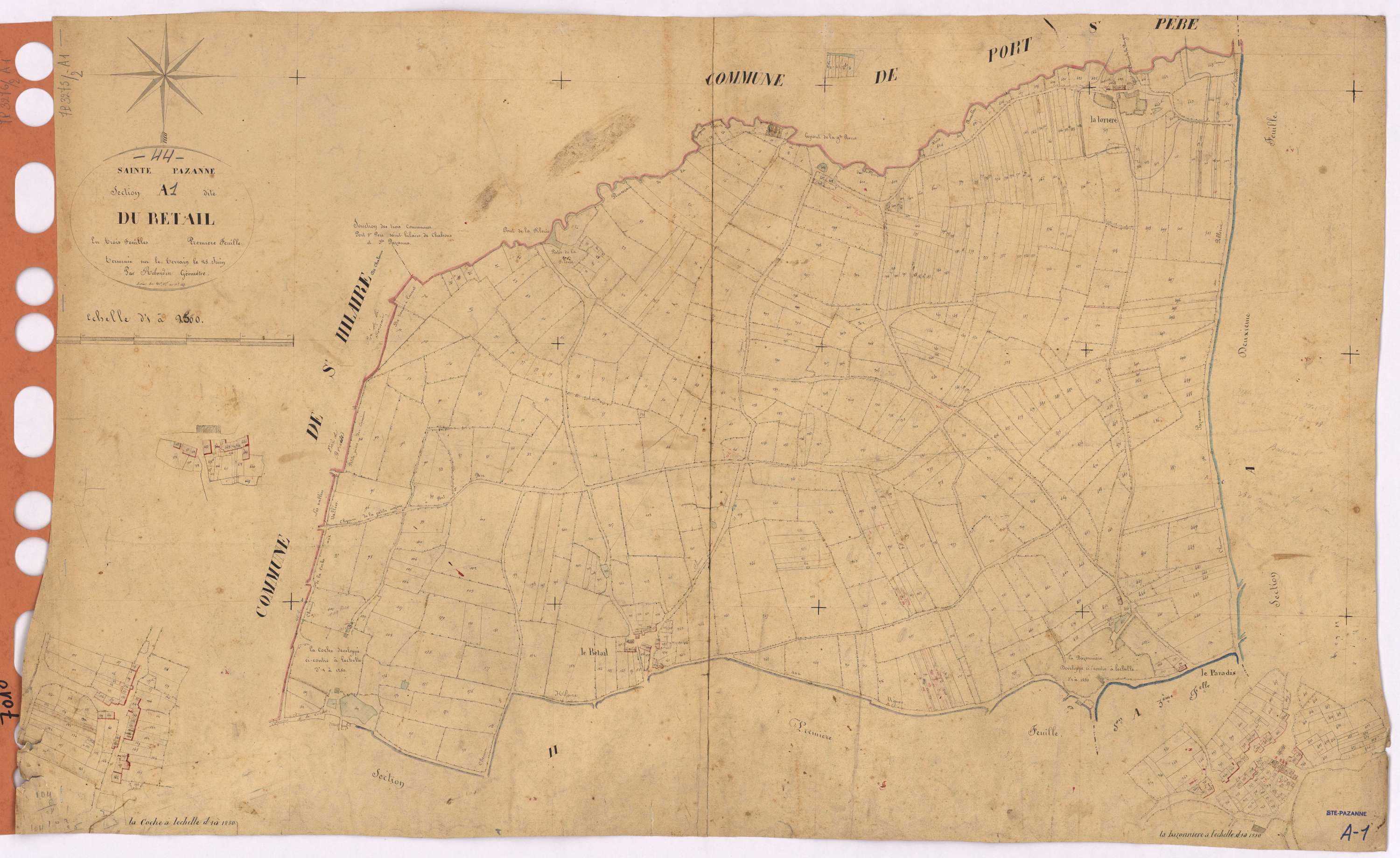 Sainte-Pazanne - Section A1 Retail (section du) ; 1-668