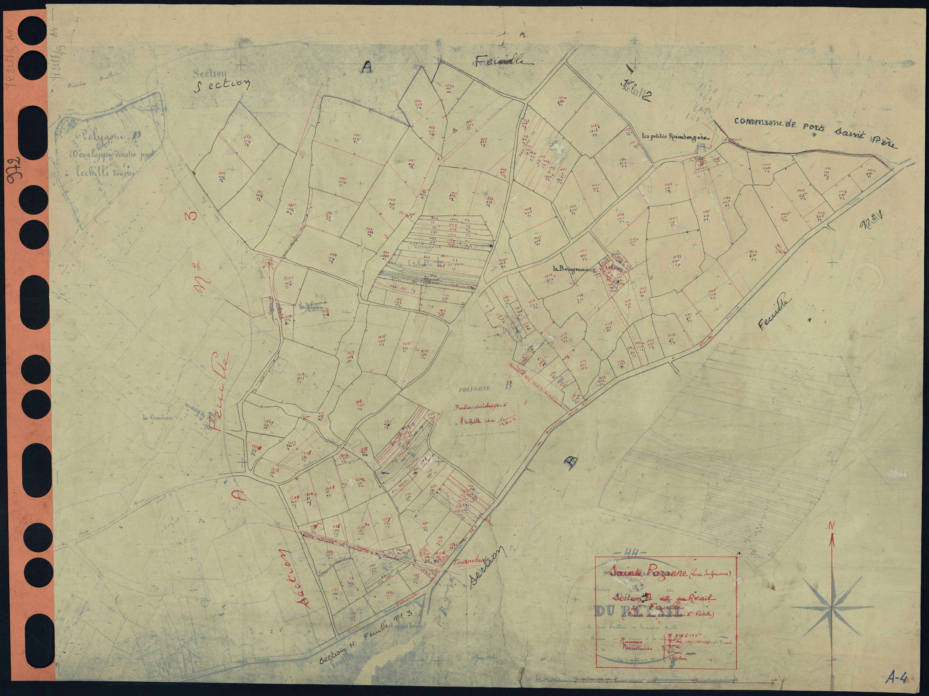 Sainte-Pazanne - Section A4 Retail (section du) . 978-1220