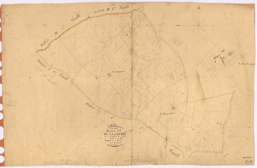 Sainte-Pazanne - Section C1 Favrie (section de La) ; 1-186