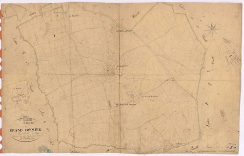 Sainte-Pazanne - Section E1 Grand Cormier (section du) ; 1-460