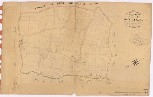 Sainte-Pazanne - Section G1 Landes (section des) ; 1-417