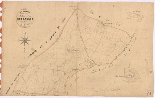 Sainte-Pazanne - Section G2 Landes (section des) ; 418-716