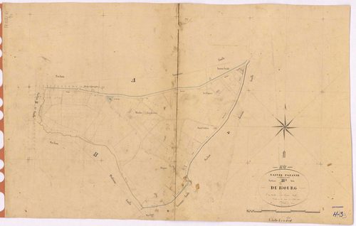 Sainte-Pazanne - Section H3 Bourg (section du) ; 667-740