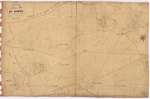 Sainte-Pazanne - Section H5 Bourg (section du) ; 1020-1647