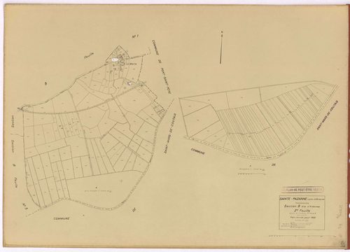 Sainte-Pazanne - Section B2 Ardennes (section d') ; 469-632