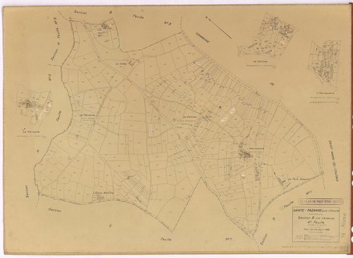 Sainte-Pazanne - Section B4 Ardennes (section d') ; 857-1367