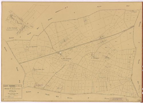 Sainte-Pazanne - Section C3 Favrie (section de La) ; 337-735