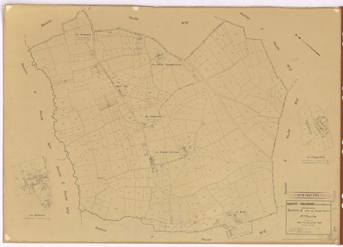 Sainte-Pazanne - Section E1 Grand Cormier (section du) ; 1-412
