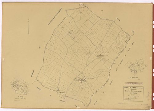 Sainte-Pazanne - Section G1 Landes (section des) ; 1-307