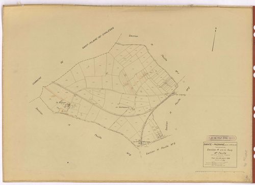 Sainte-Pazanne - Section H4 Bourg (section du) ; 1143-1247