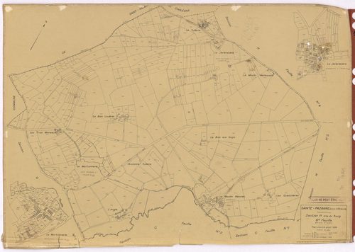 Sainte-Pazanne - Section H6 Bourg (section du) ; 1424-1967
