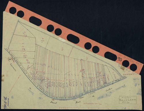 Sainte-Pazanne - Section B2 (développement) Ardennes (section d') . 469-632 . développement de diverses parcelles