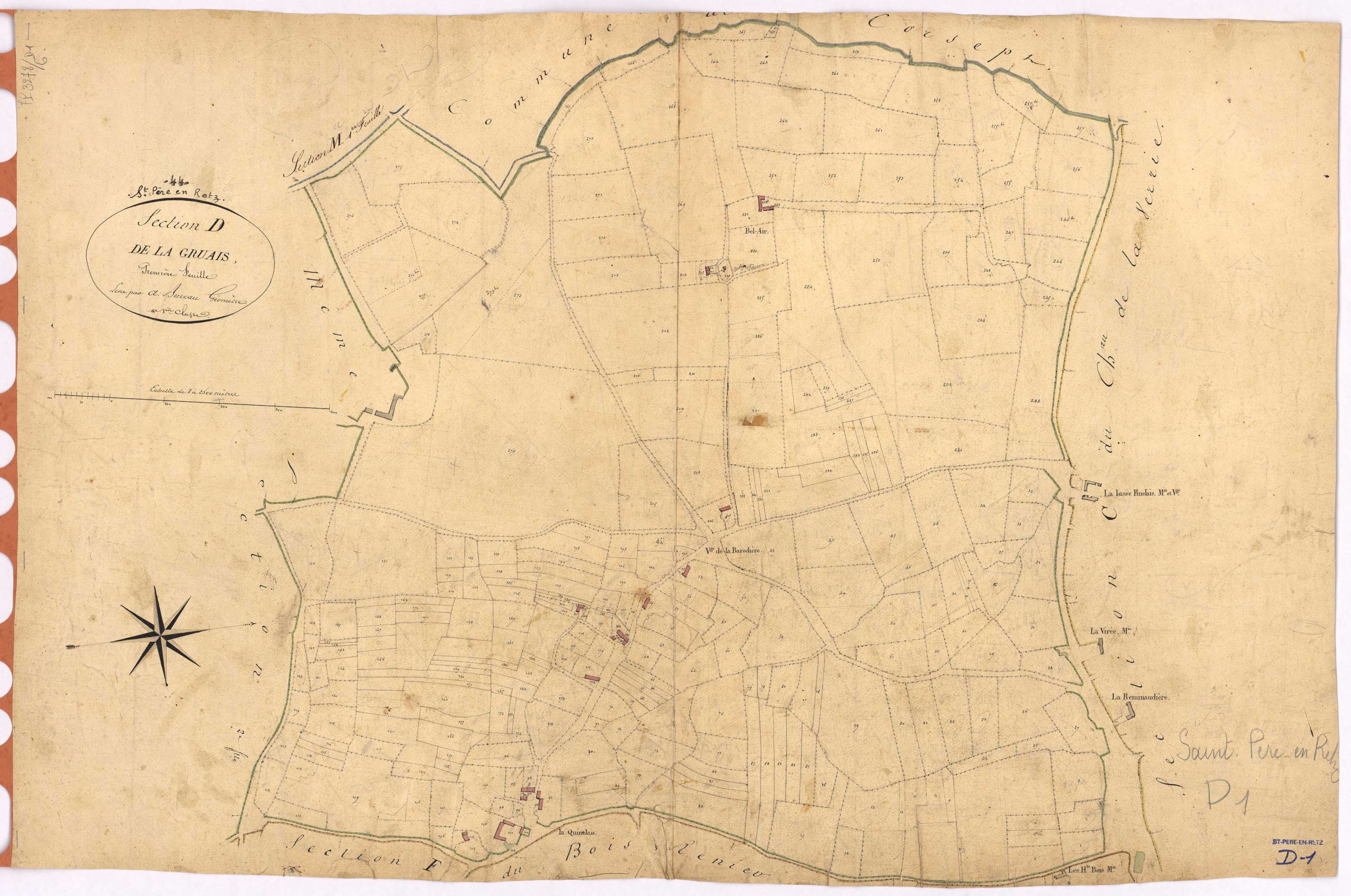 Saint-Père-en-Retz - Section D1 Gruais (section de La)