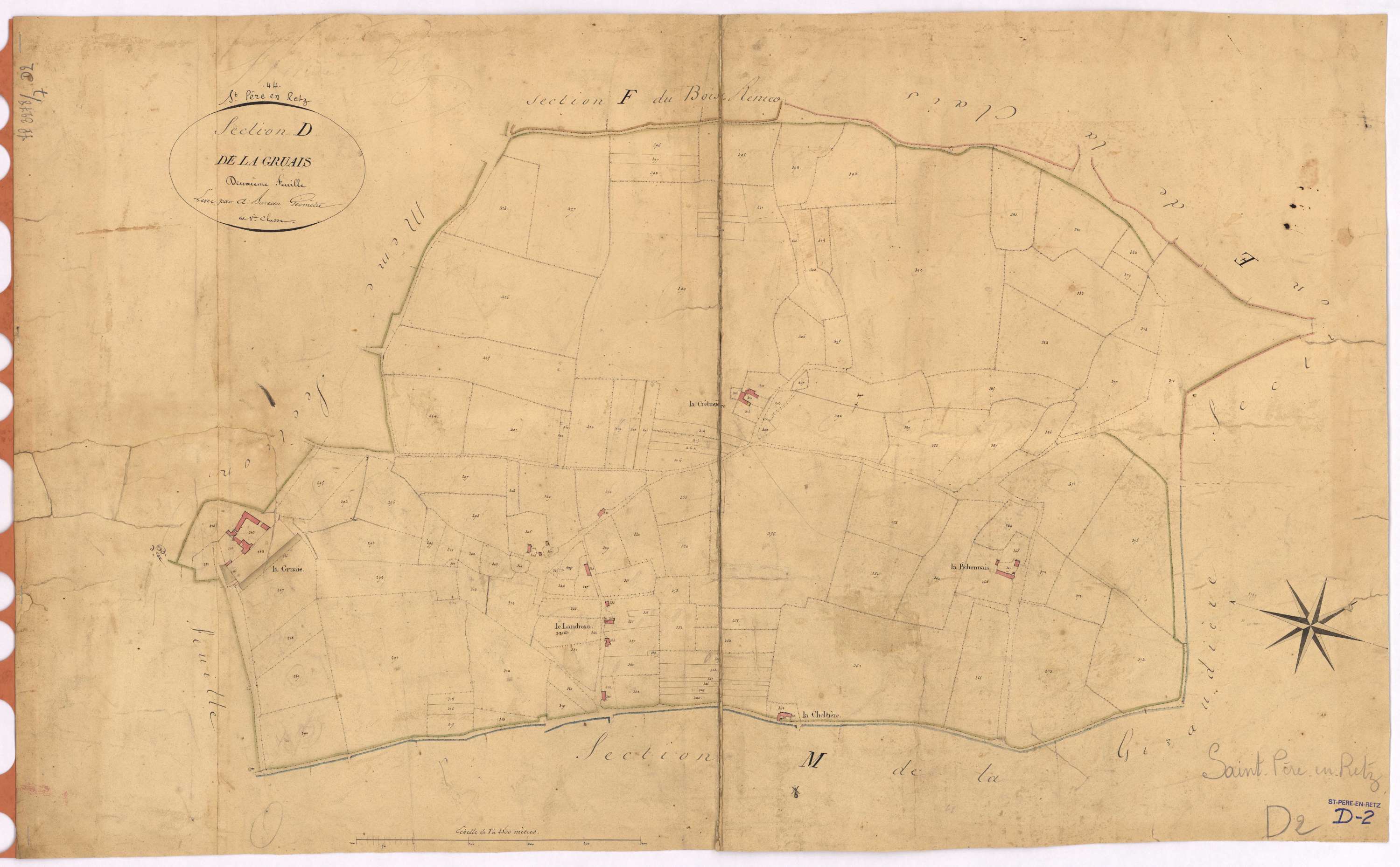 Saint-Père-en-Retz - Section D2 Gruais (section de La)
