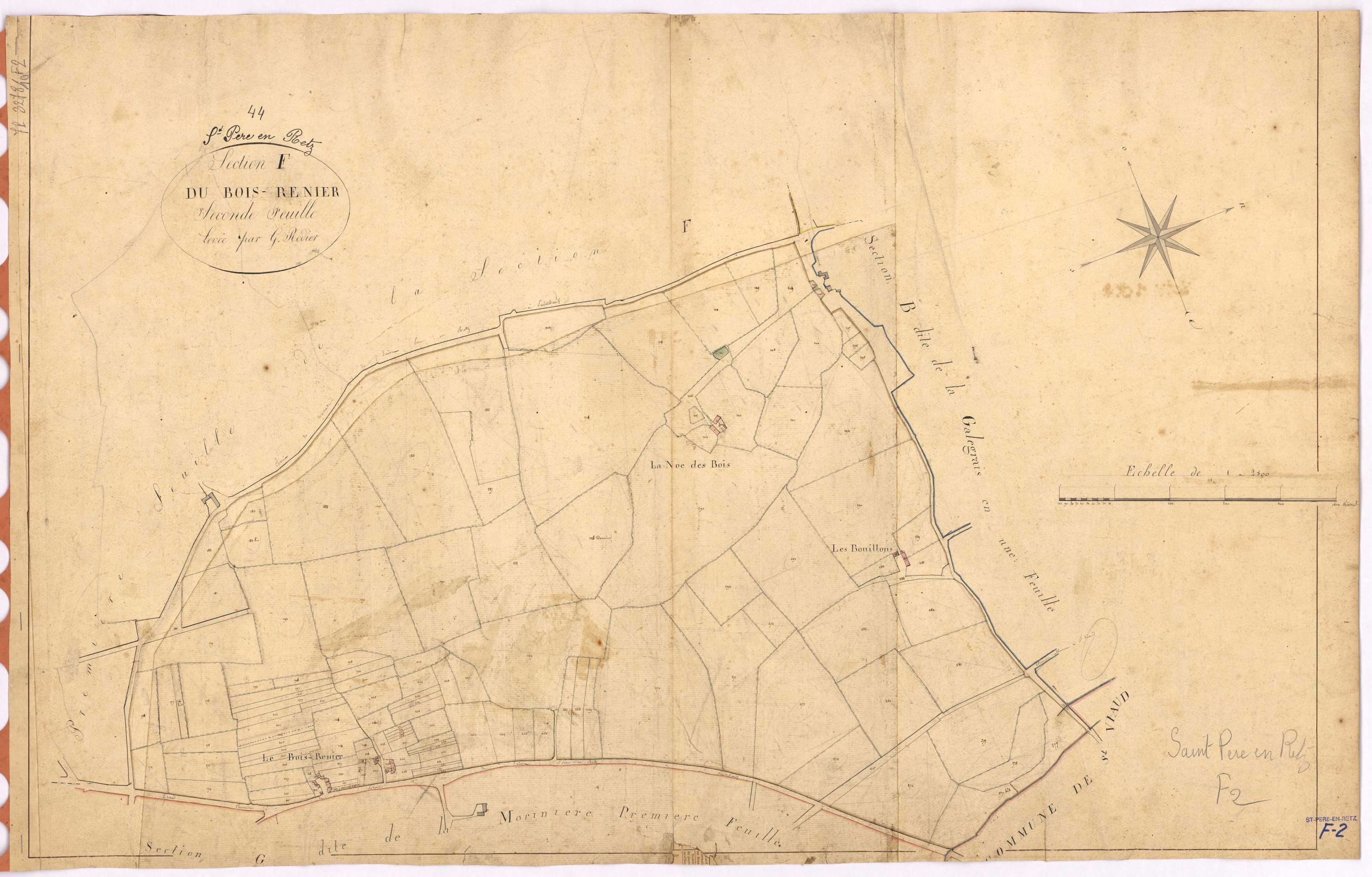 Saint-Père-en-Retz - Section F2 Bois-Renier (section du)