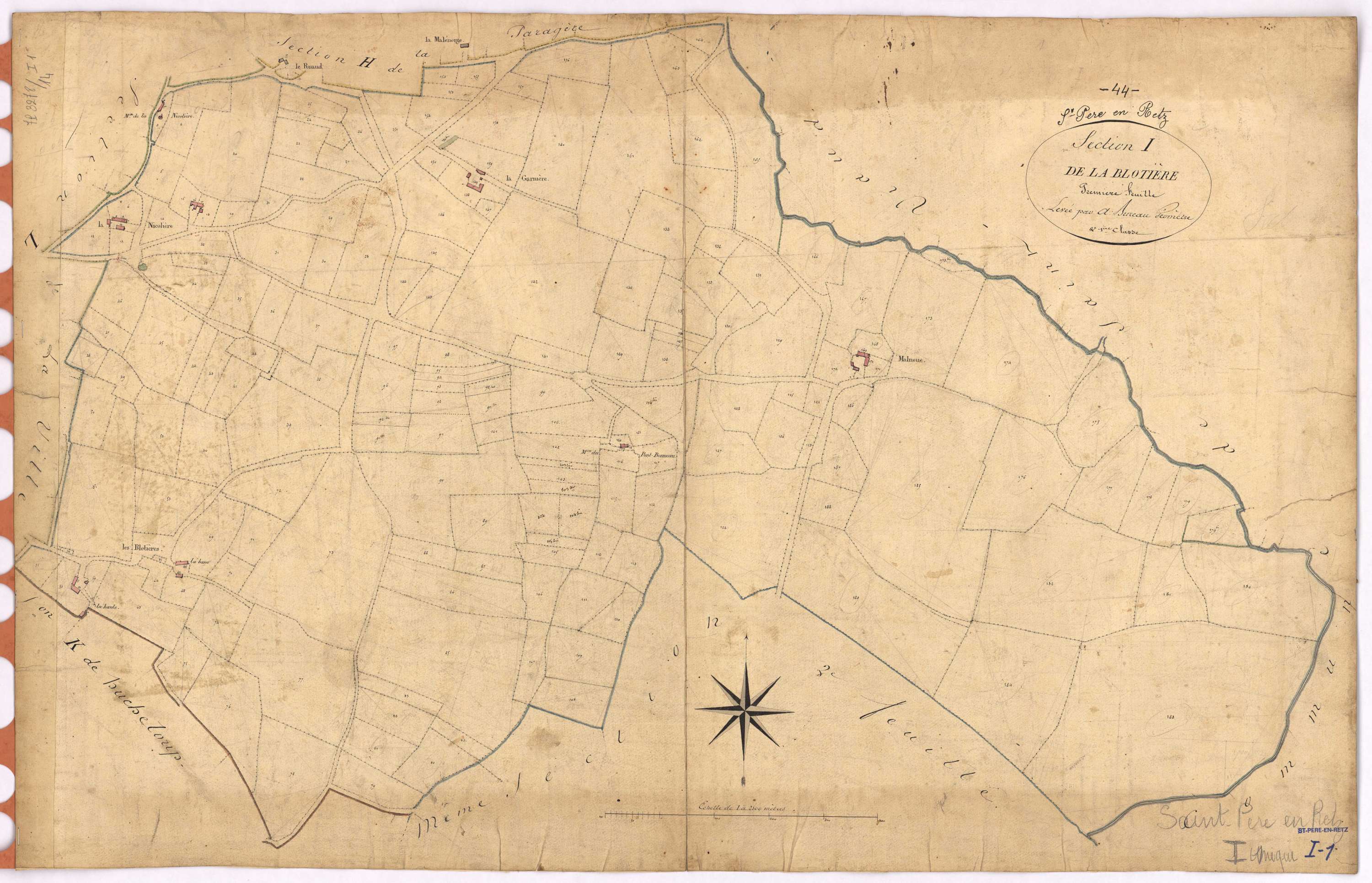 Saint-Père-en-Retz - Section I1 Blotière (section de La)
