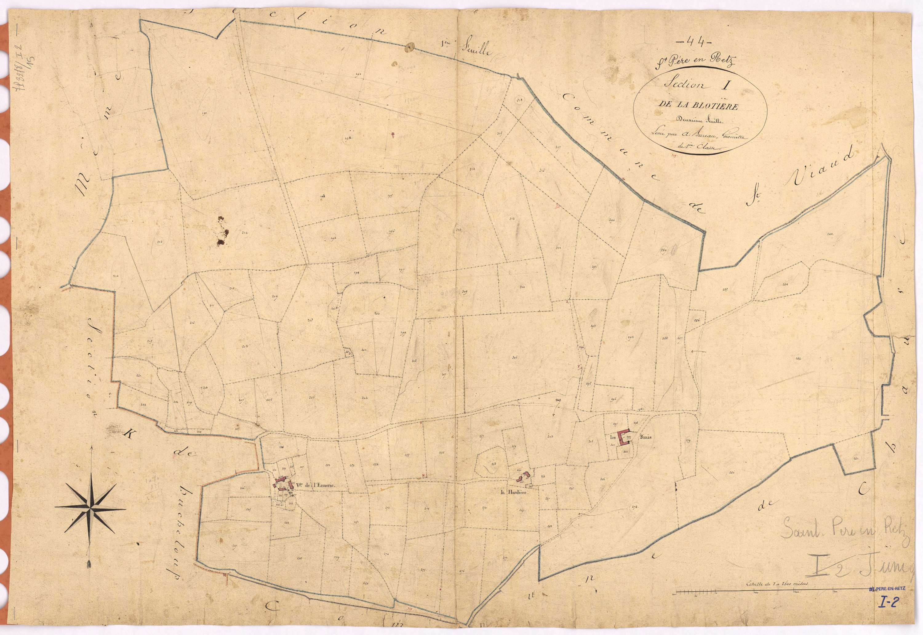 Saint-Père-en-Retz - Section I2 Blotière (section de La)