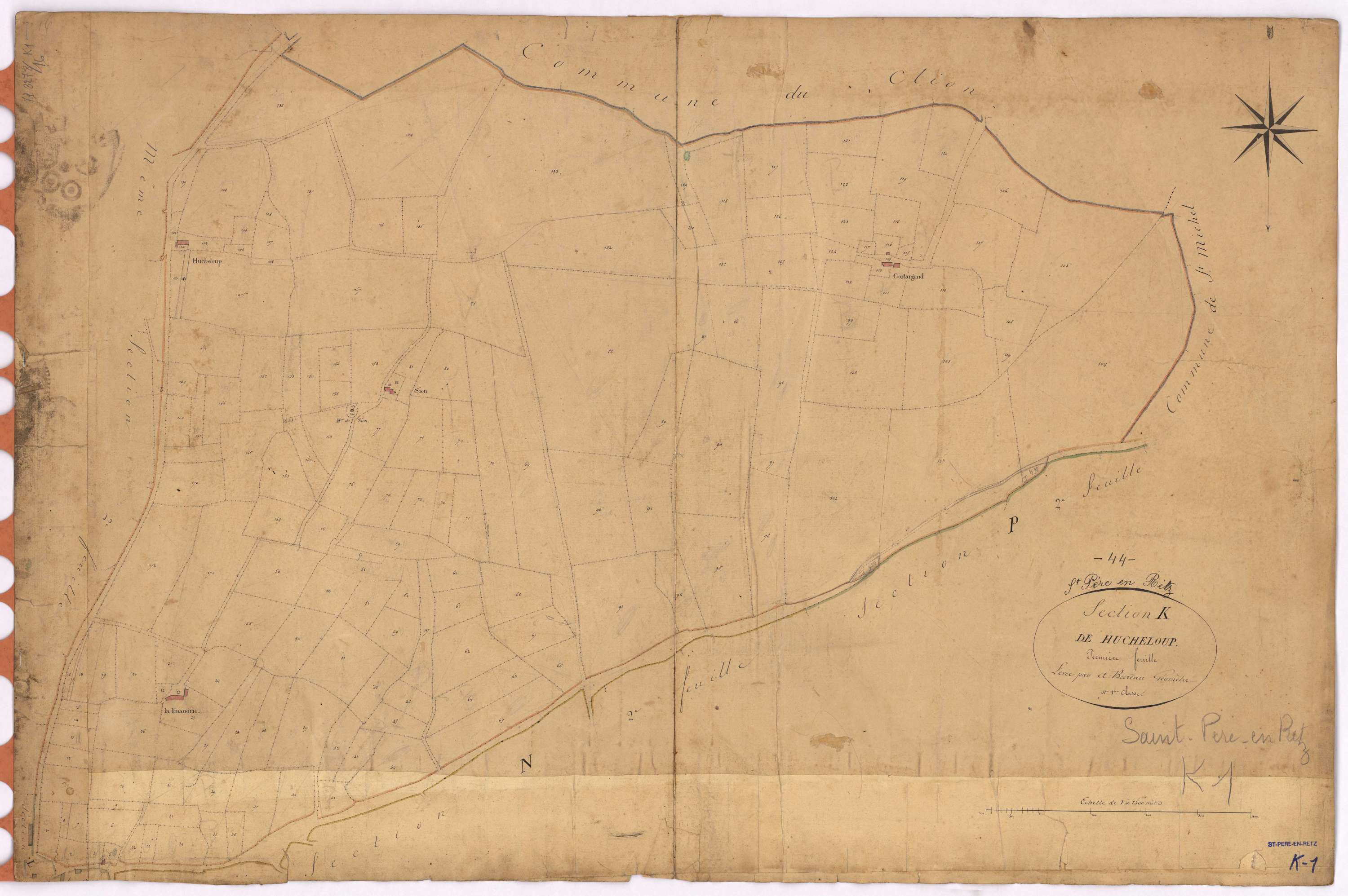 Saint-Père-en-Retz - Section K1 Hucheloup (section de)