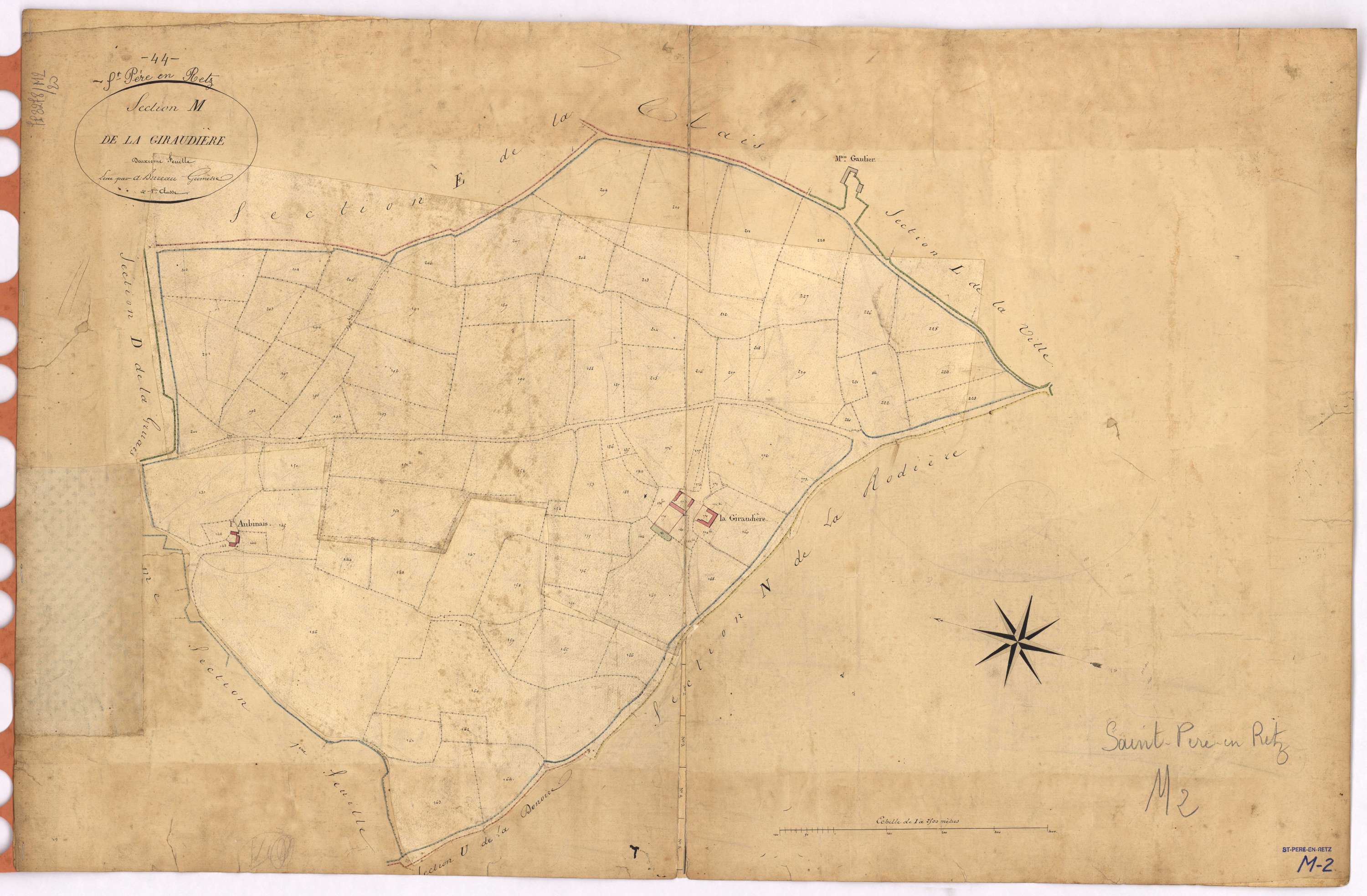 Saint-Père-en-Retz - Section M2 Giraudière (section de La)