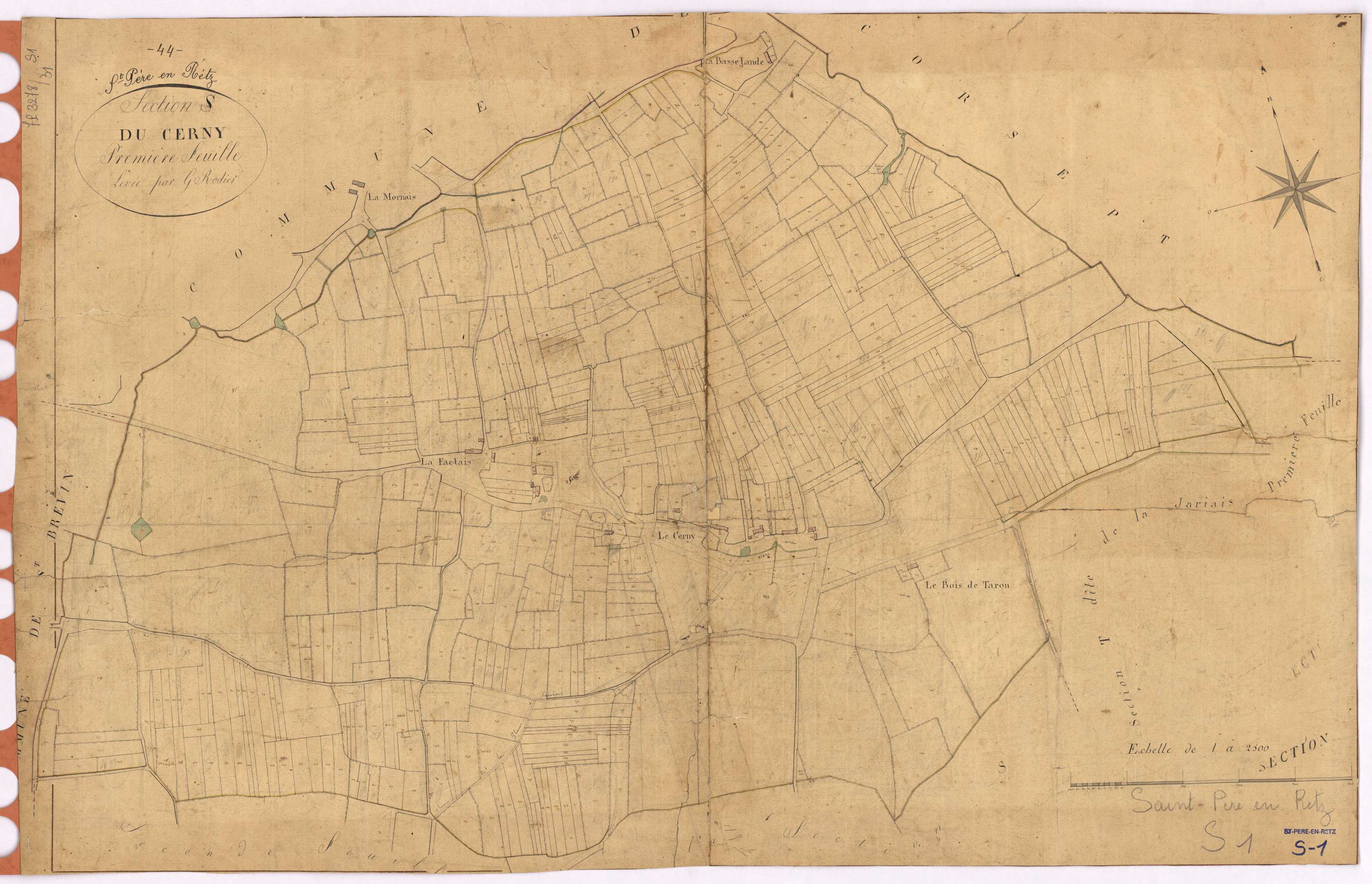 Saint-Père-en-Retz - Section S1 Cerny (section du)