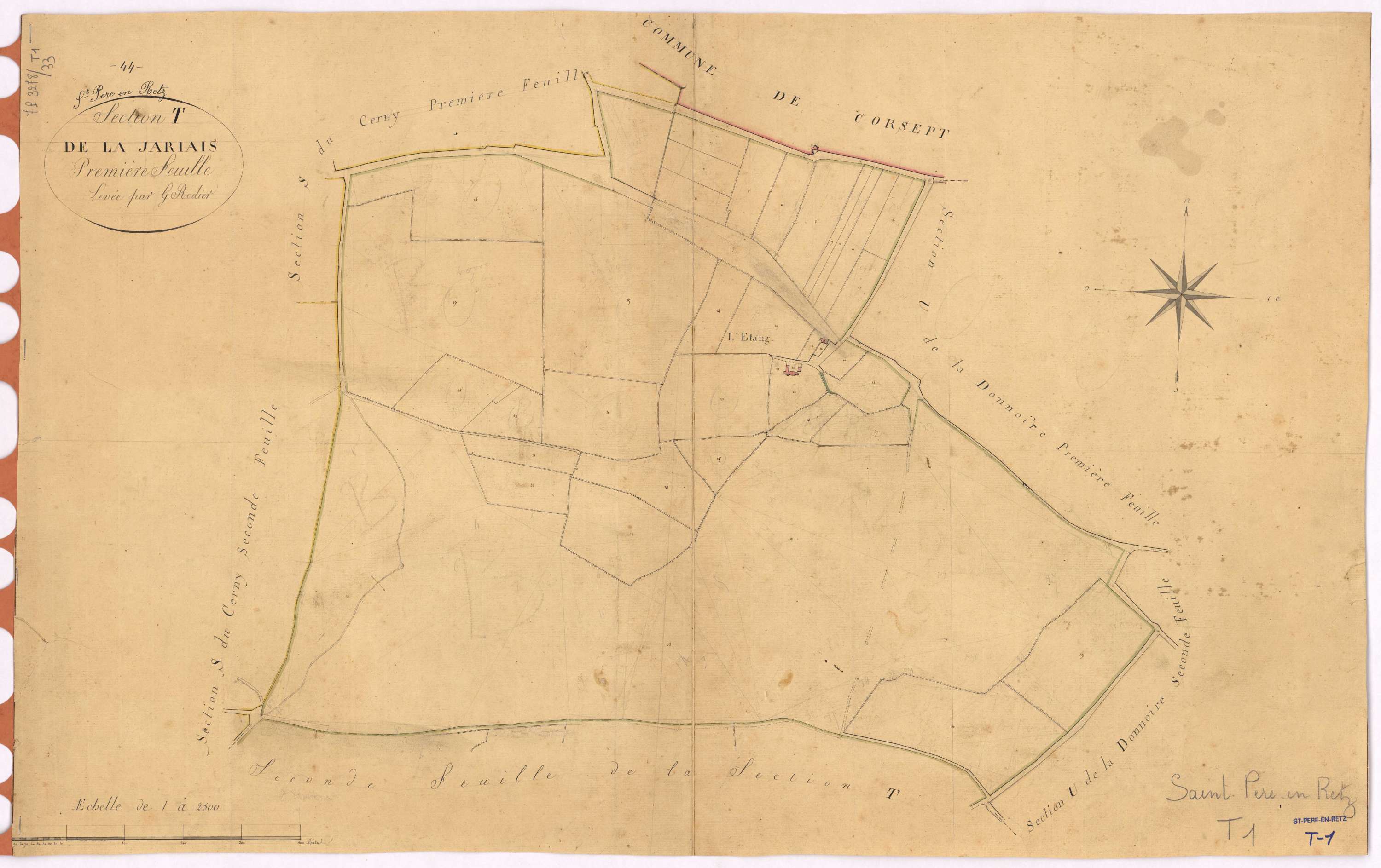 Saint-Père-en-Retz - Section T1 Jariais (section de La)