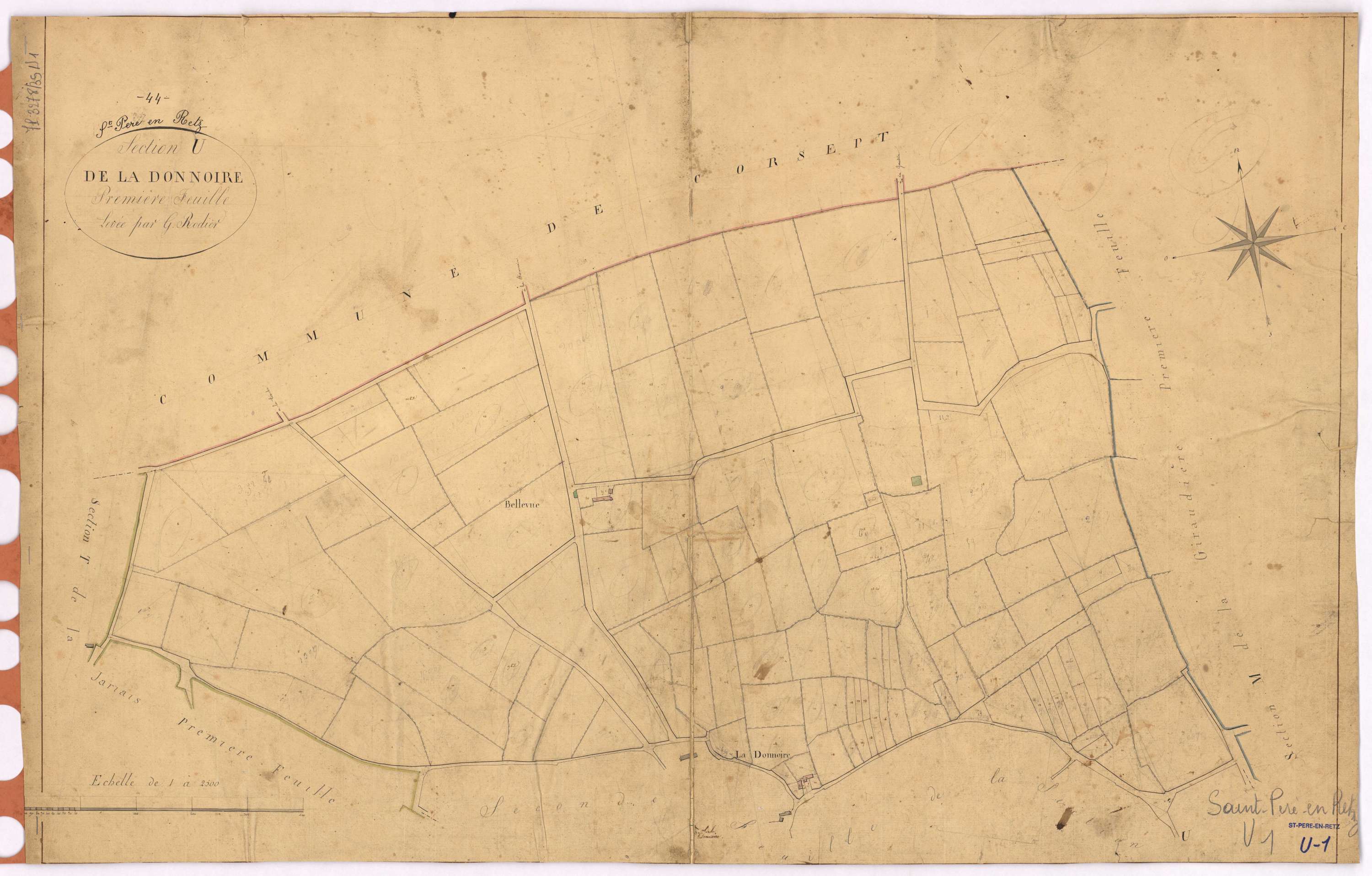 Saint-Père-en-Retz - Section U1 Donnoire (section de La)