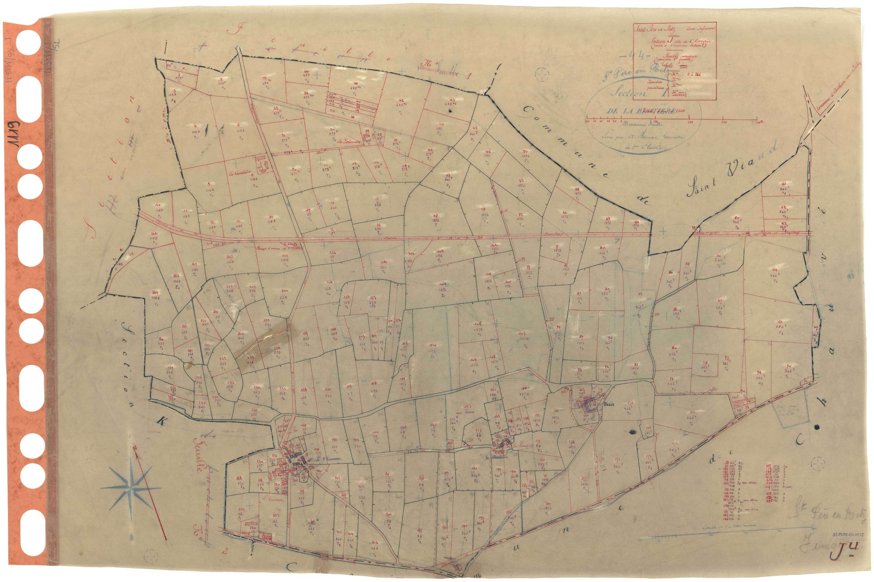 Saint-Père-en-Retz - Section J Ennerie (section de l') . 1-266