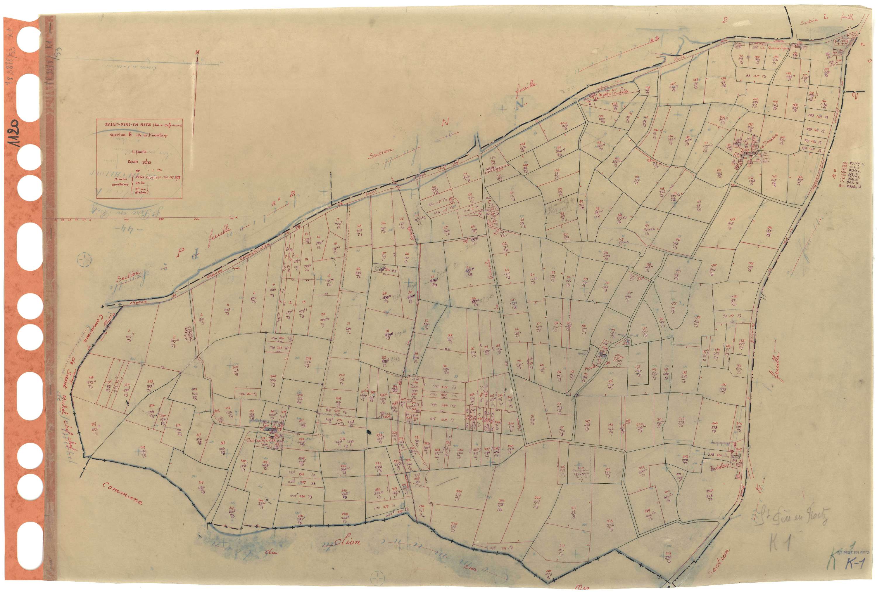 Saint-Père-en-Retz - Section K1 Hucheloup (section de) . 1-328