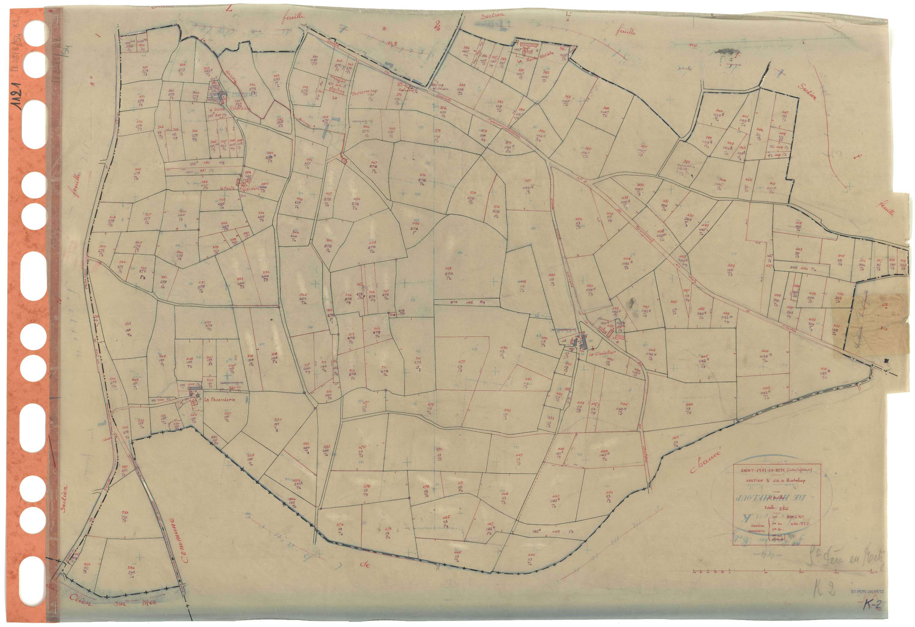 Saint-Père-en-Retz - Section K2 Hucheloup (section de) . 329-571