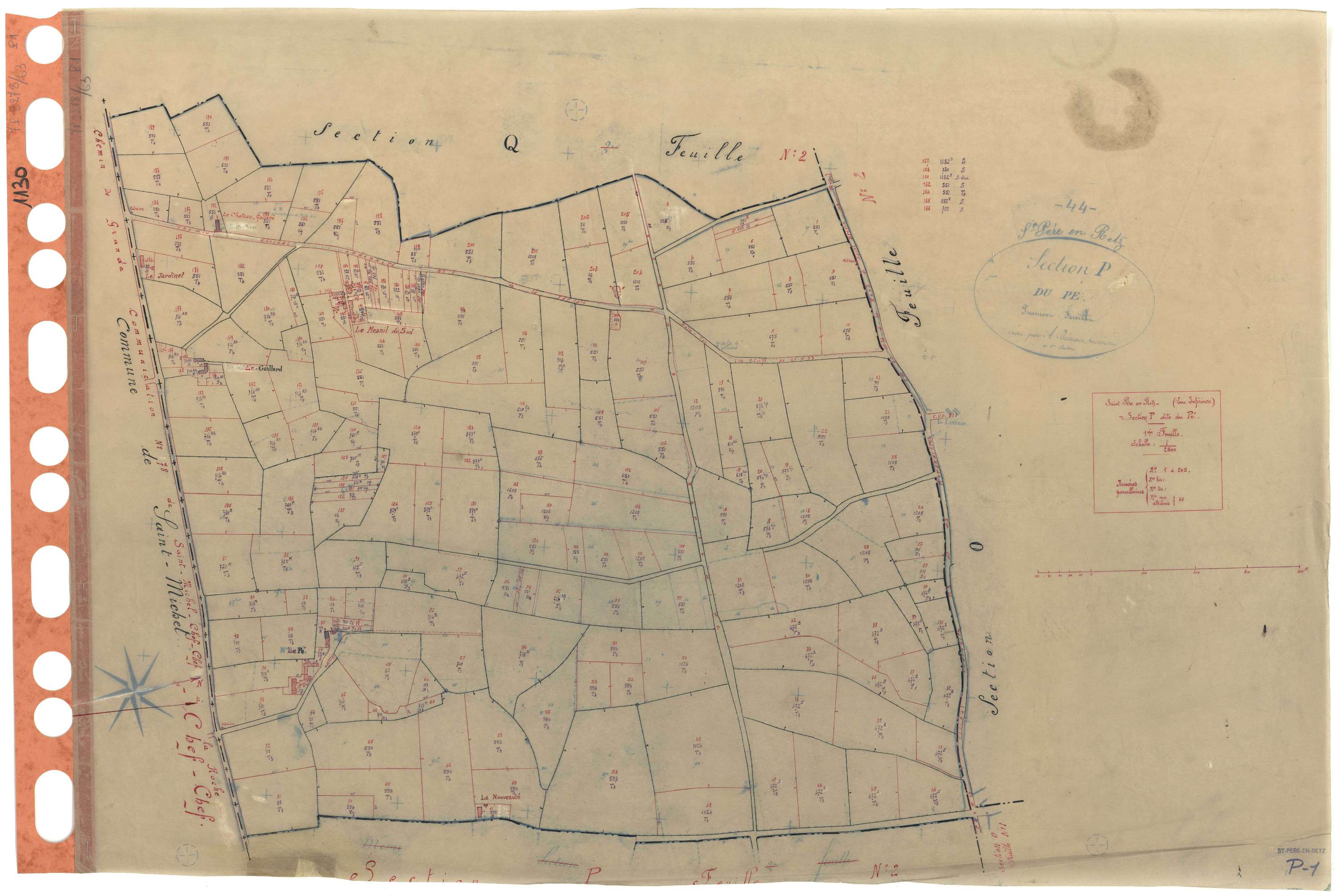 Saint-Père-en-Retz - Section P1 Pé (section du) . 1-205