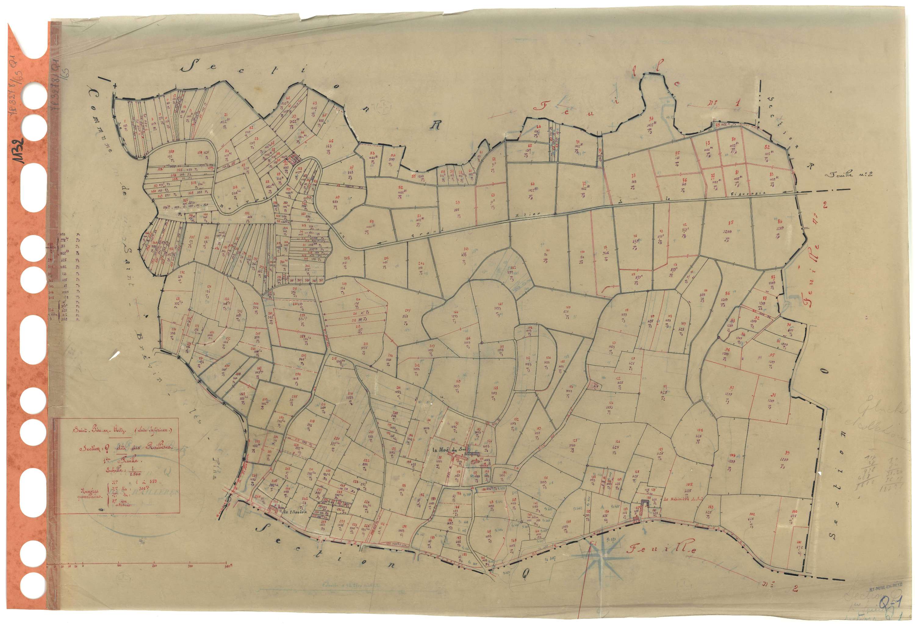 Saint-Père-en-Retz - Section Q1 Raillères (section des) . 1-359