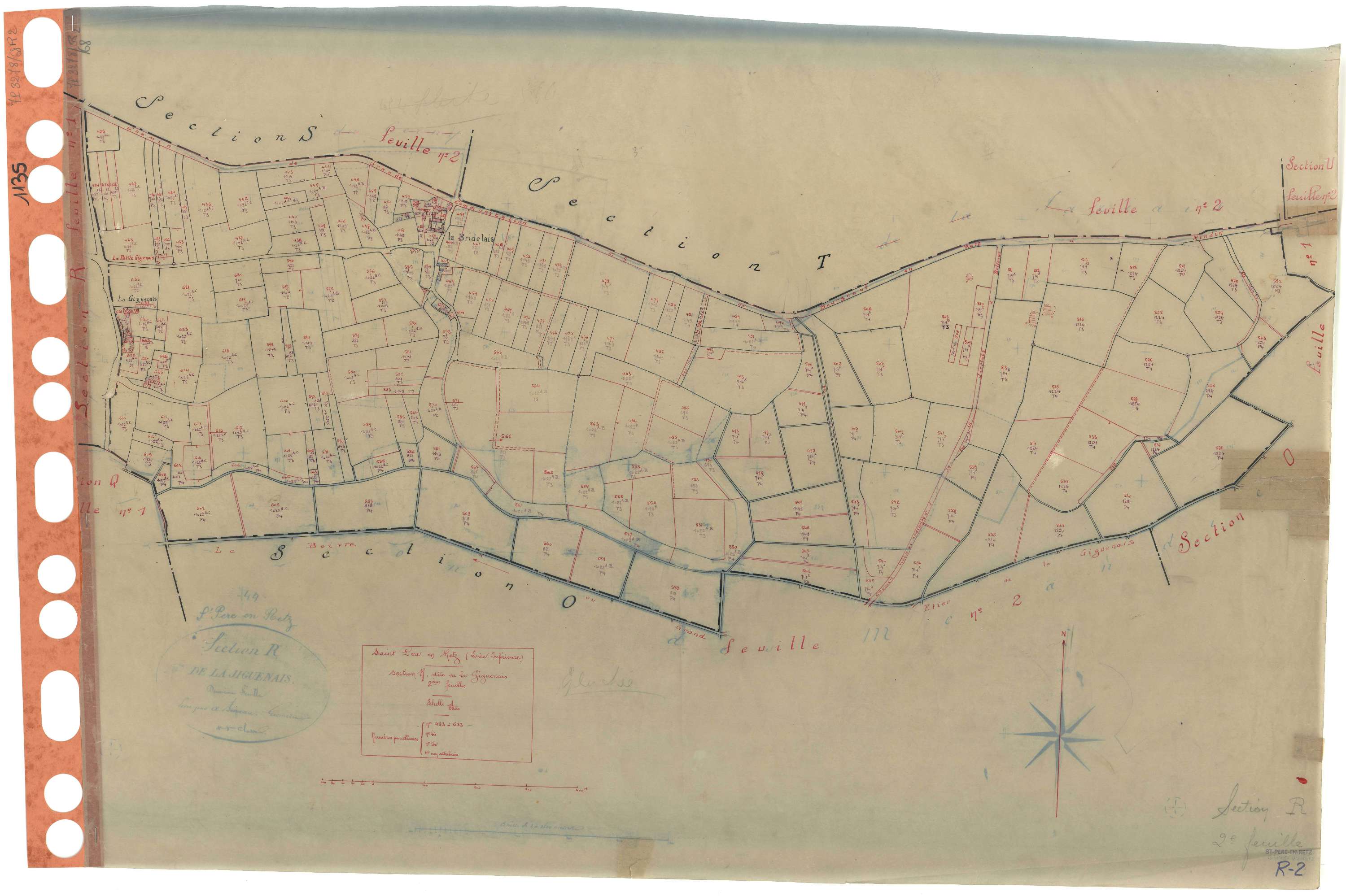Saint-Père-en-Retz - Section R2 Giguenais (section de La) . 423-633