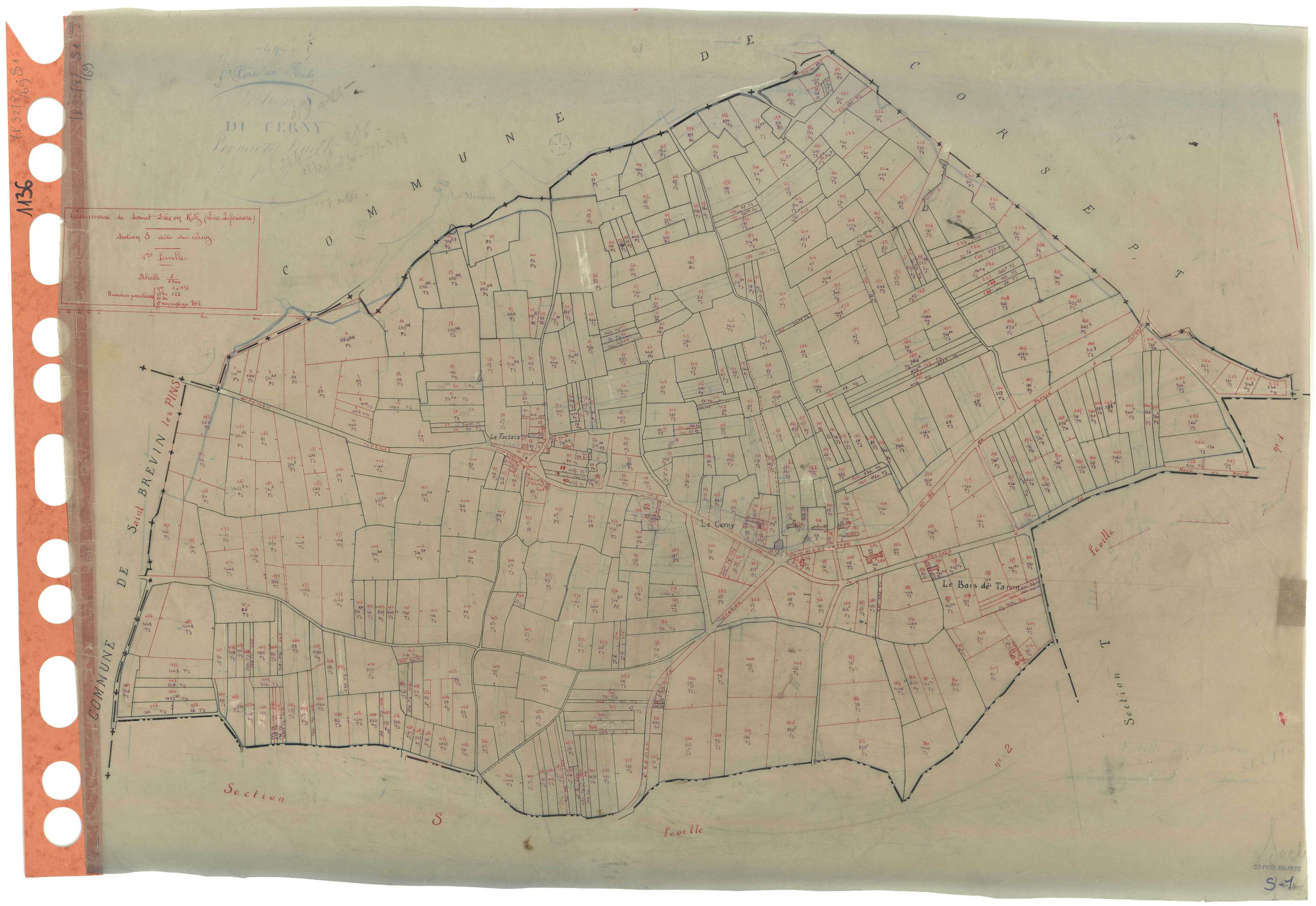 Saint-Père-en-Retz - Section S1 Cerny (section du) . 1-492