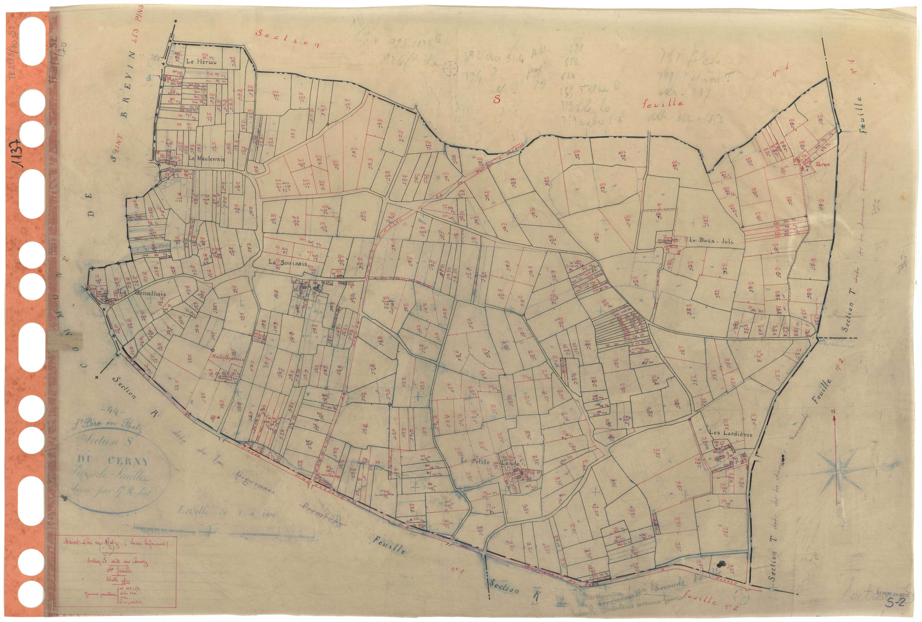 Saint-Père-en-Retz - Section S2 Cerny (section du) . 493-971