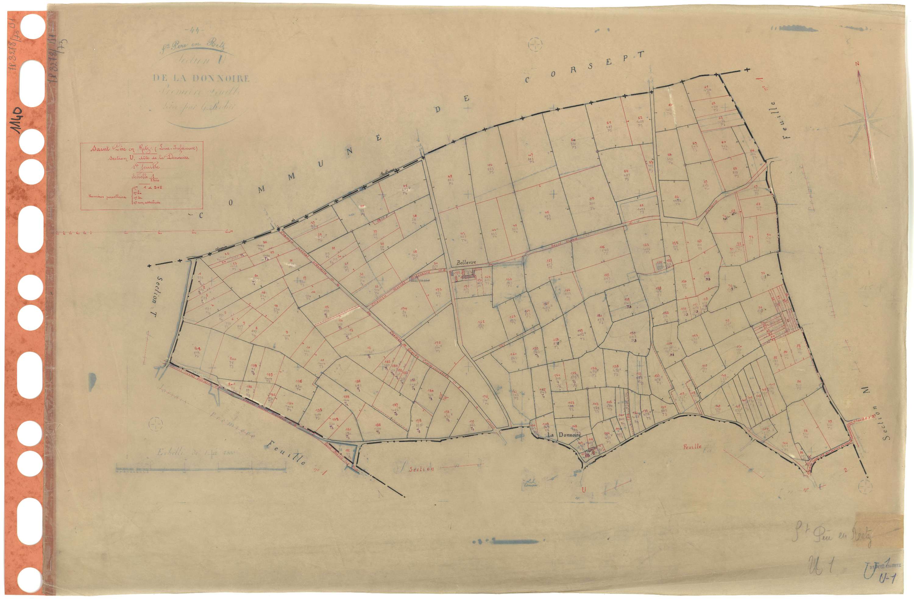Saint-Père-en-Retz - Section U1 Donnoire (section de La) . 1-202
